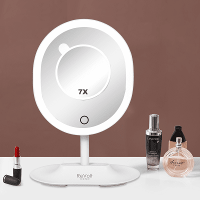 revolt-home-paris-sminkspegel-led-belysning-dimbar-1x-7x-förstoring-6