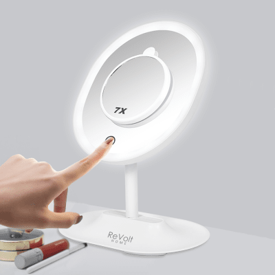 revolt-home-paris-sminkspegel-led-belysning-dimbar-1x-7x-förstoring-5