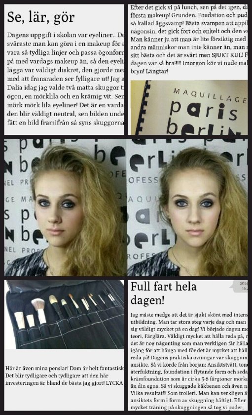 Om makeup artist skolan i Karlstad