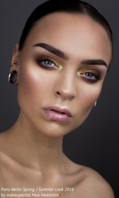 sommar makeup look Moa Hedström Paris Berlin Pro Makeup